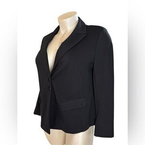 Lane Bryant Ponte Black Blazer EUC